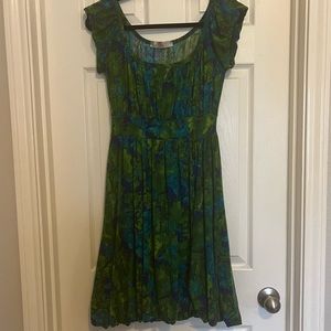 Watercolor Mini Dress